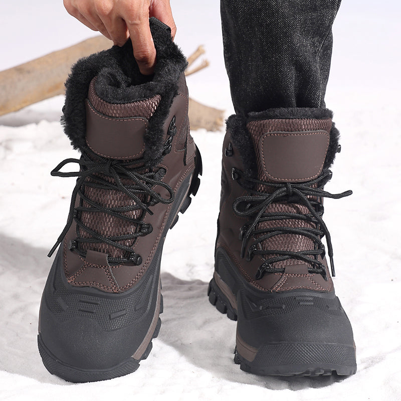 (⏰Last 30 Pairs!!!) Men’s Insulated Winter Hunting Boots – Extreme Cold Protection, Toe-Warming Design & Ice-Grip Outsole for Long Hours in Snow