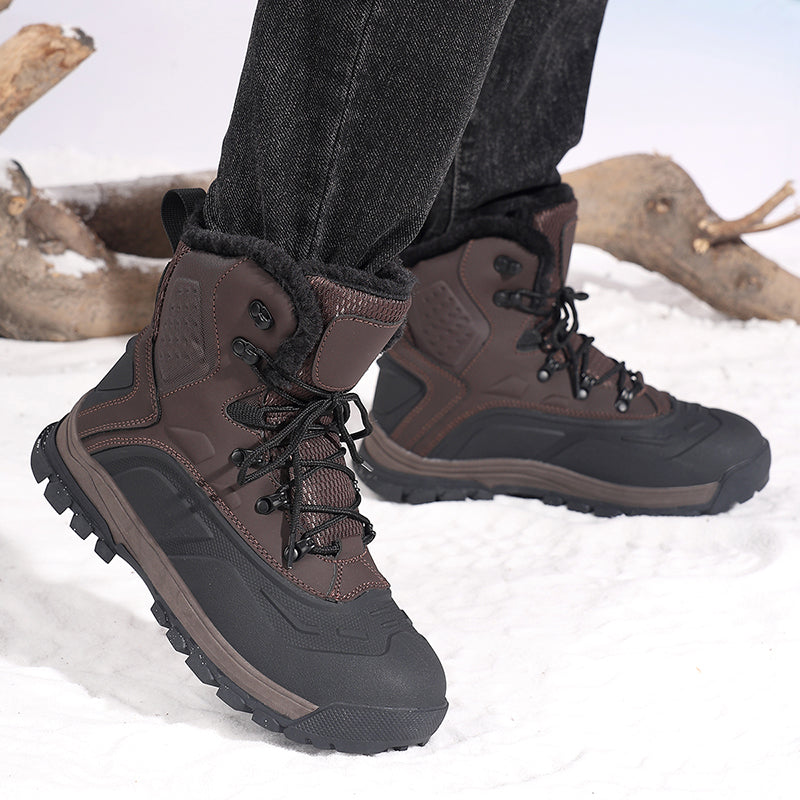 (⏰Last 30 Pairs!!!) Men’s Insulated Winter Hunting Boots – Extreme Cold Protection, Toe-Warming Design & Ice-Grip Outsole for Long Hours in Snow