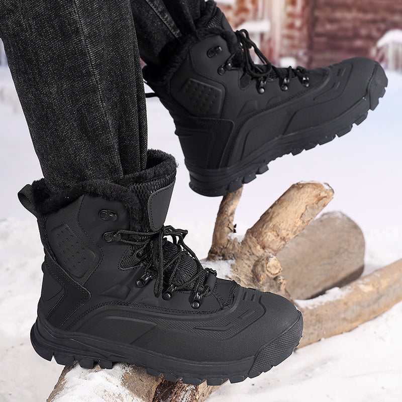 (⏰Last 30 Pairs!!!) Men’s Insulated Winter Hunting Boots – Extreme Cold Protection, Toe-Warming Design & Ice-Grip Outsole for Long Hours in Snow