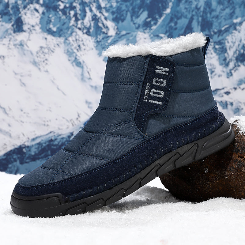 Men's Orthopedic Hiking Boots - Safe and Comfortable Work Boots - Waterproof, Slip-resistant, Impact-resistant, and Puncture-resistant - Wide Toe, Arch Support, and Ankle Support - Money-back Guarantee if ineffective.