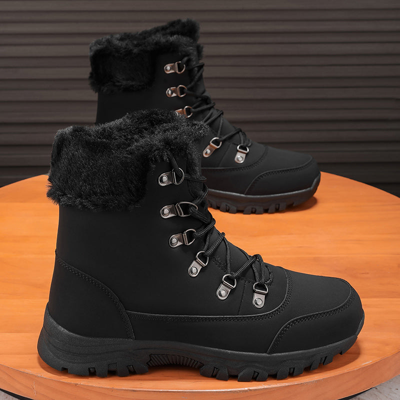Men's Waterproof Hiking Boots - Breathable Quick-Dry Upper,Mountain Trekking & Outdoor Adventures | All-Terrain Grip & Abrasion-Proof
