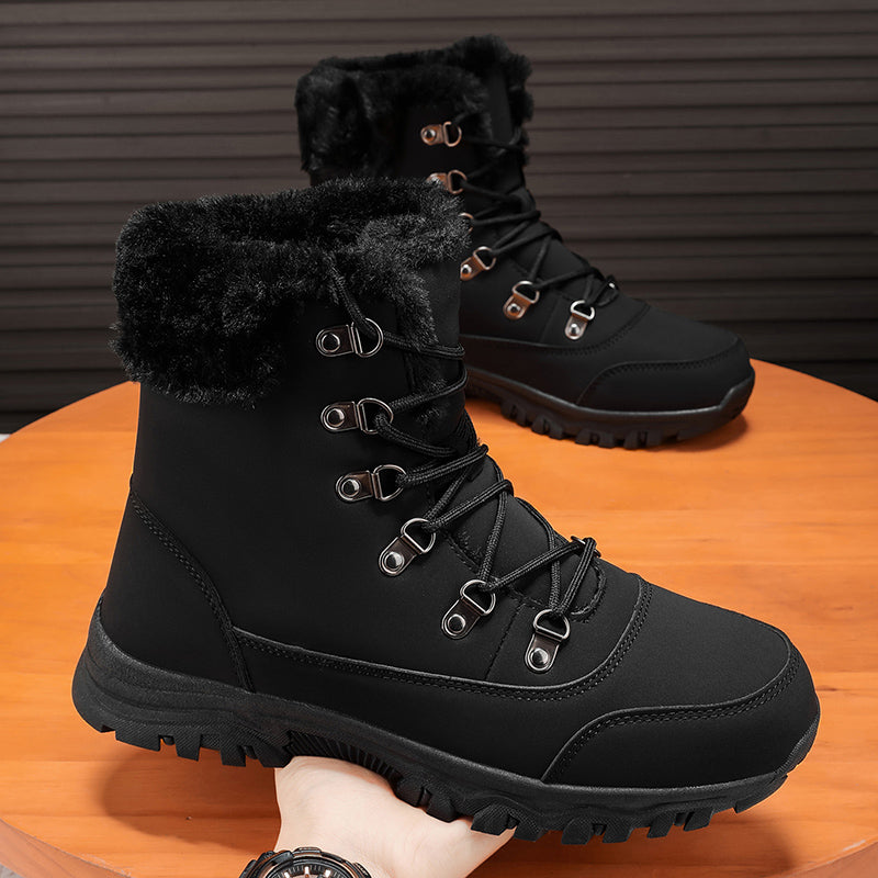 Men's Waterproof Hiking Boots - Breathable Quick-Dry Upper,Mountain Trekking & Outdoor Adventures | All-Terrain Grip & Abrasion-Proof