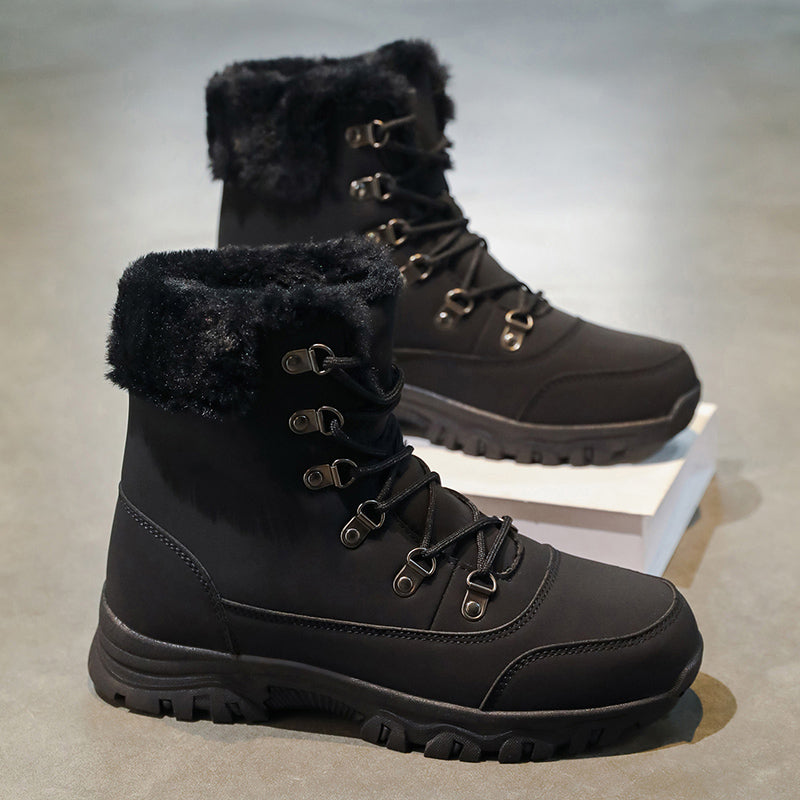 Men's Waterproof Hiking Boots - Breathable Quick-Dry Upper,Mountain Trekking & Outdoor Adventures | All-Terrain Grip & Abrasion-Proof