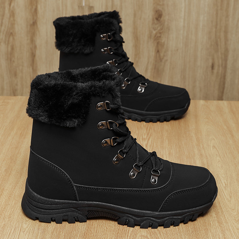 Men's Waterproof Hiking Boots - Breathable Quick-Dry Upper,Mountain Trekking & Outdoor Adventures | All-Terrain Grip & Abrasion-Proof