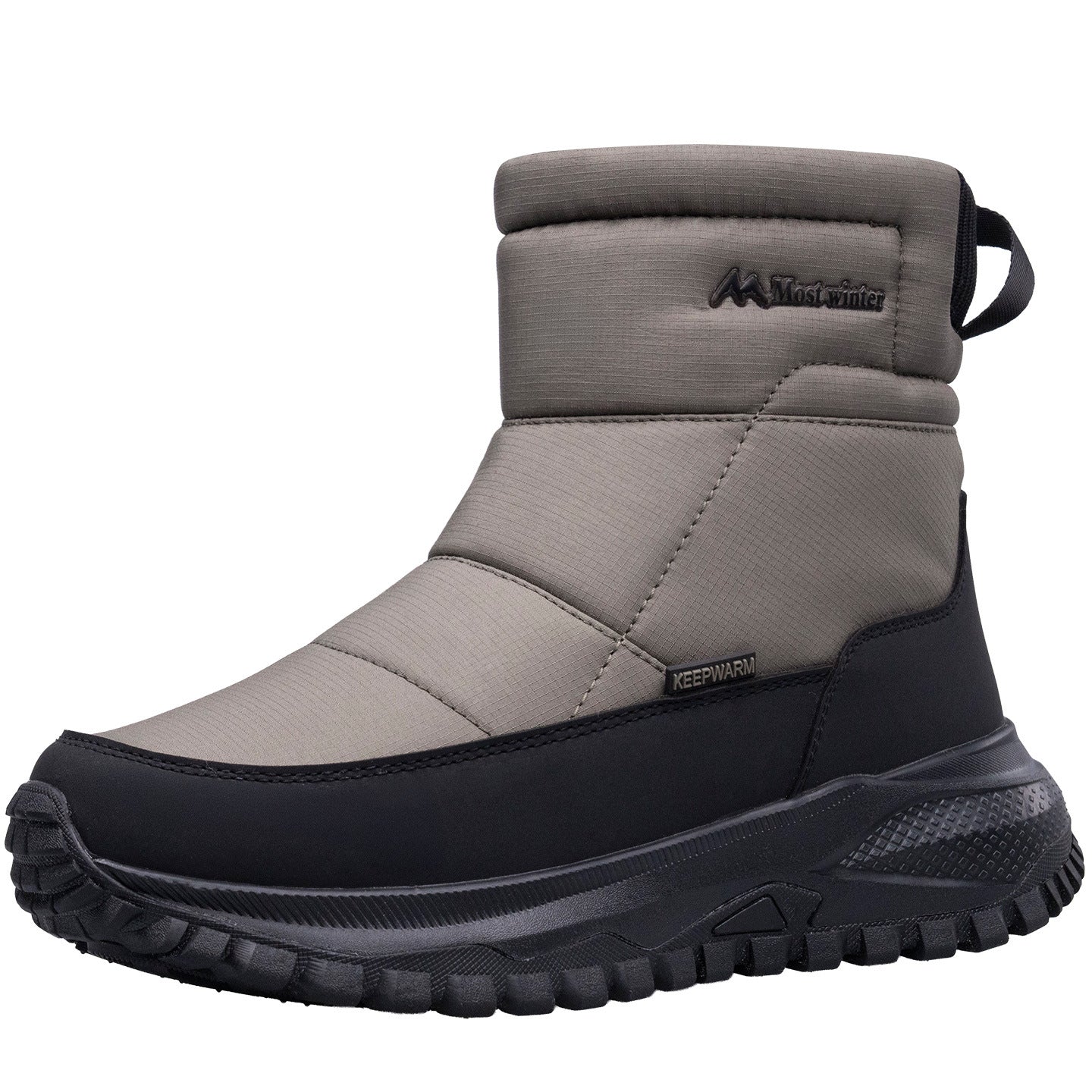 Men’s Winter Snow Boots – Warm Lined, Insulated Sole, Windproof, Slip-Resistant, Waterproof
