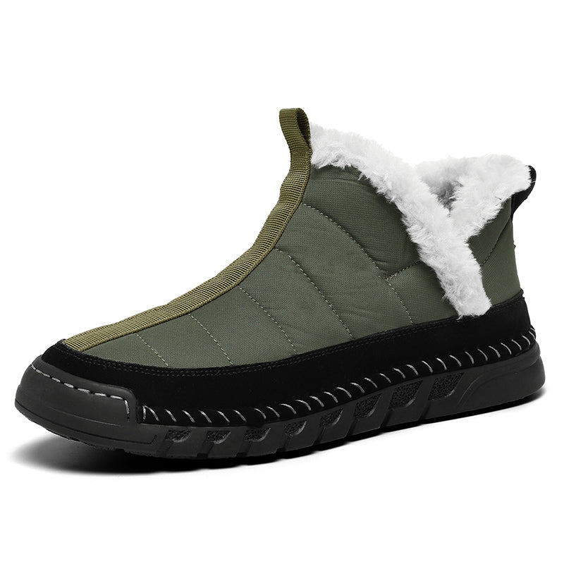 Men's Combat Boots Waterproof Non-Slip Hiking Boots Anti-Puncture Anti-Sprain Work Boots