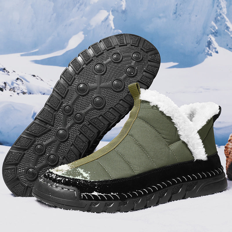 Men's Combat Boots Waterproof Non-Slip Hiking Boots Anti-Puncture Anti-Sprain Work Boots