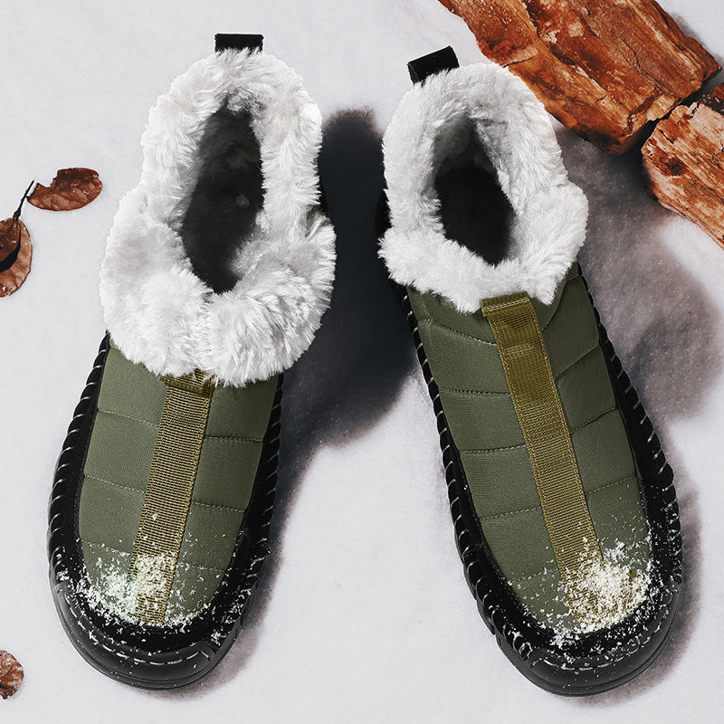 Men's Combat Boots Waterproof Non-Slip Hiking Boots Anti-Puncture Anti-Sprain Work Boots