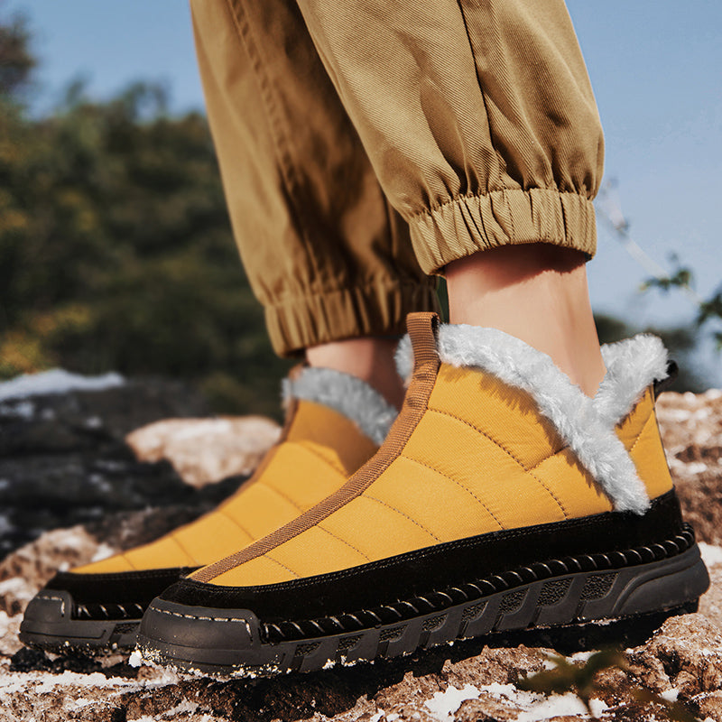 Men's Combat Boots Waterproof Non-Slip Hiking Boots Anti-Puncture Anti-Sprain Work Boots