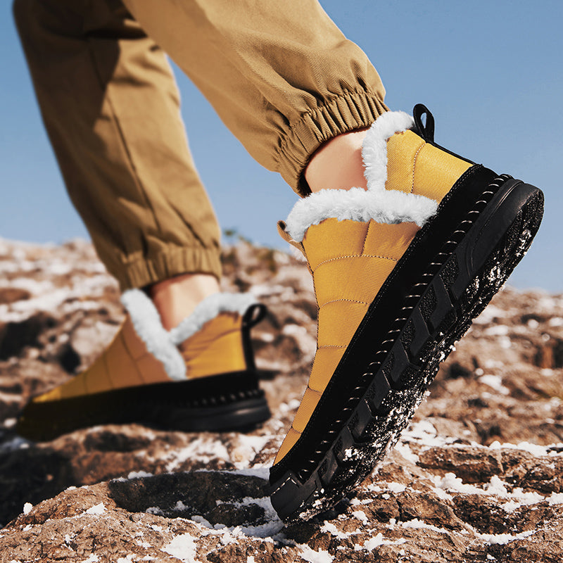 Men's Combat Boots Waterproof Non-Slip Hiking Boots Anti-Puncture Anti-Sprain Work Boots