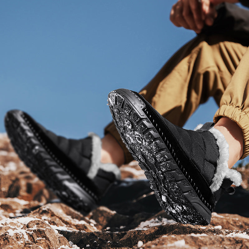 Men's Combat Boots Waterproof Non-Slip Hiking Boots Anti-Puncture Anti-Sprain Work Boots