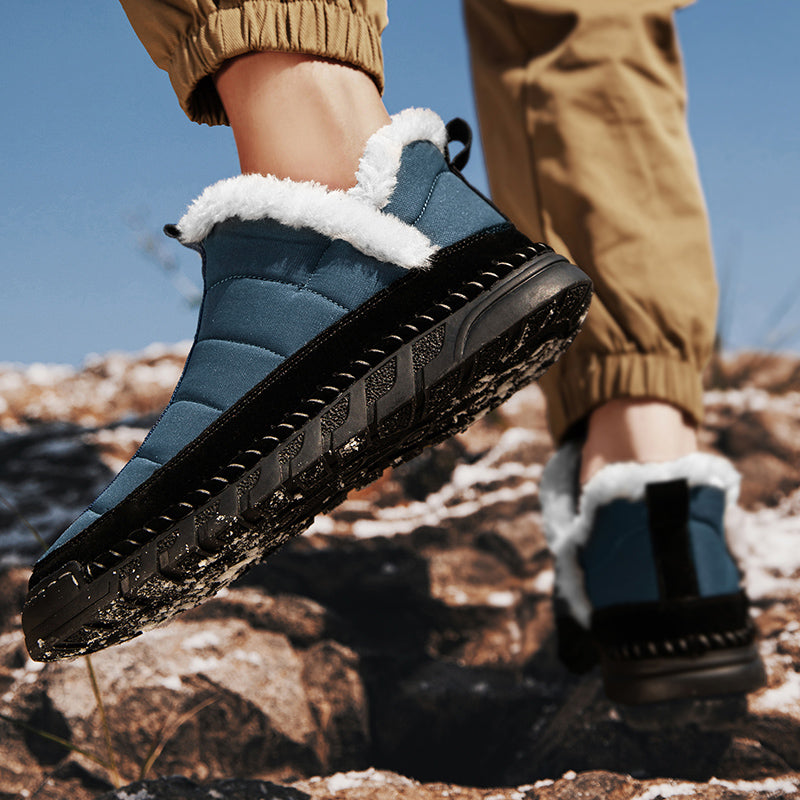 Men's Combat Boots Waterproof Non-Slip Hiking Boots Anti-Puncture Anti-Sprain Work Boots