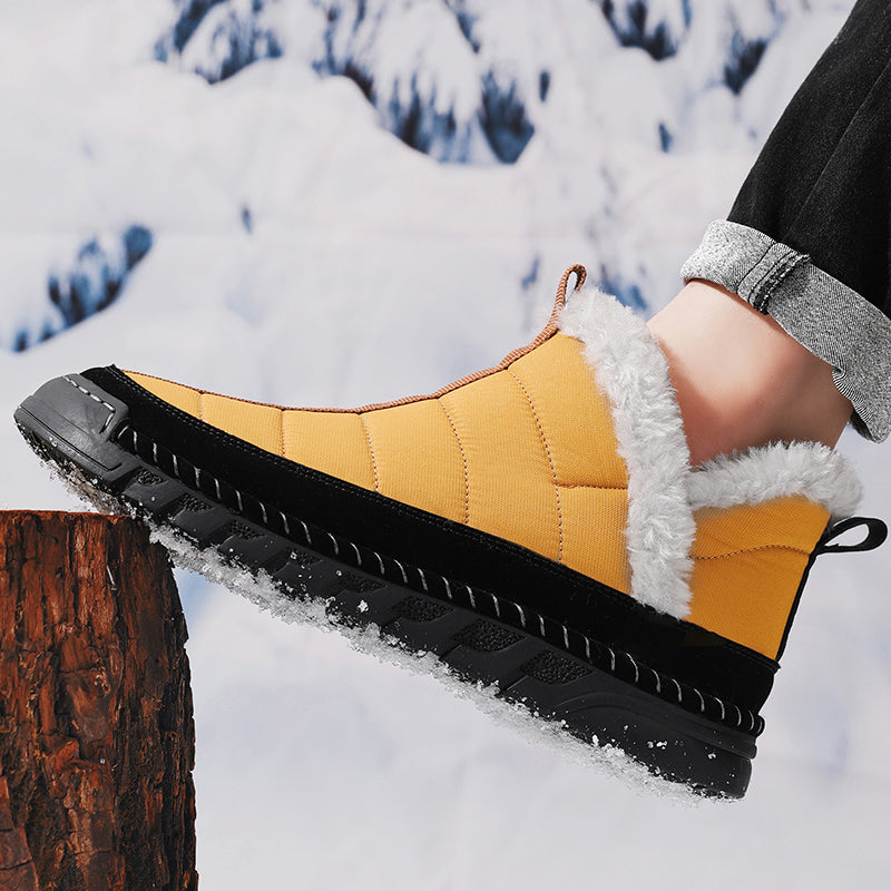 Men's Combat Boots Waterproof Non-Slip Hiking Boots Anti-Puncture Anti-Sprain Work Boots