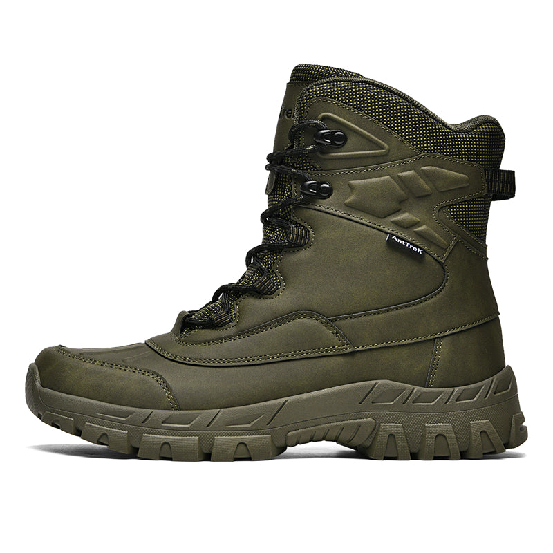 Men's Waterproof Hiking Boots - Breathable Quick-Dry Upper,Mountain Trekking & Outdoor Adventures | All-Terrain Grip & Abrasion-Proof