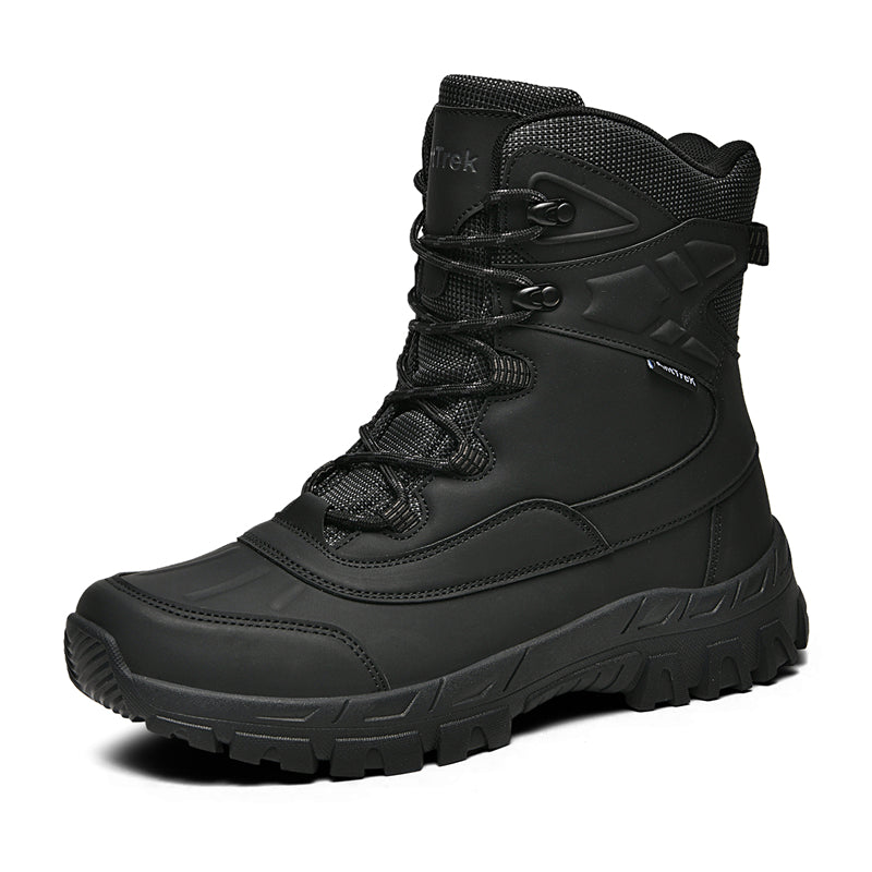 Men's Waterproof Hiking Boots - Breathable Quick-Dry Upper,Mountain Trekking & Outdoor Adventures | All-Terrain Grip & Abrasion-Proof