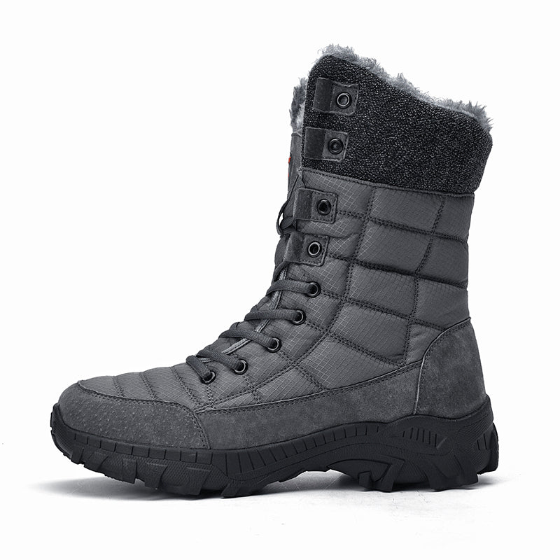 Men's Waterproof Hiking Boots - Breathable Quick-Dry Upper,Mountain Trekking & Outdoor Adventures | All-Terrain Grip & Abrasion-Proof