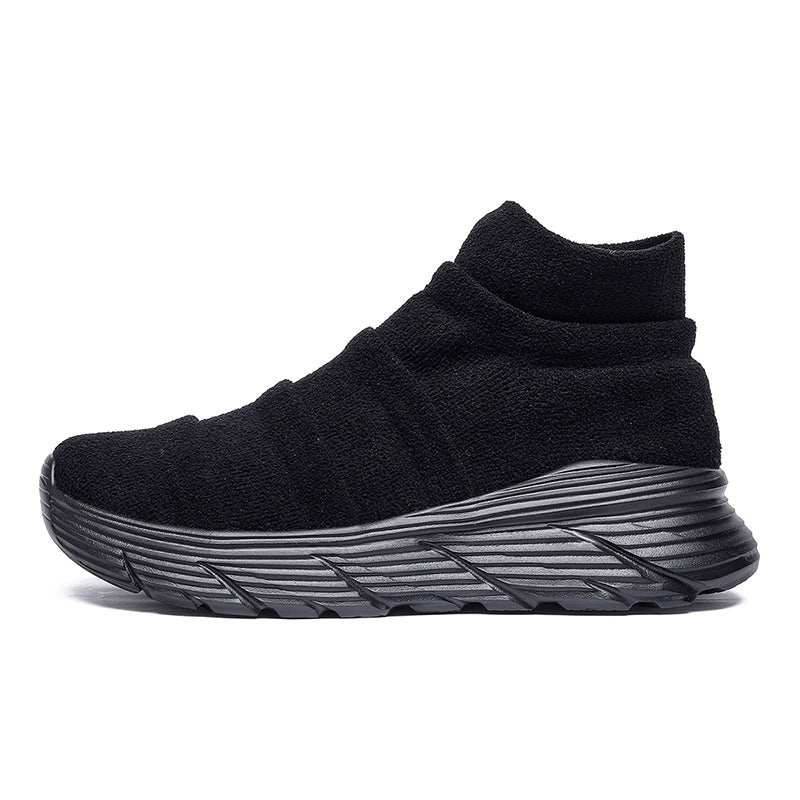Men’s Thermal-Lined Slip-On Winter Sneakers – Cushioned, Anti-Slip