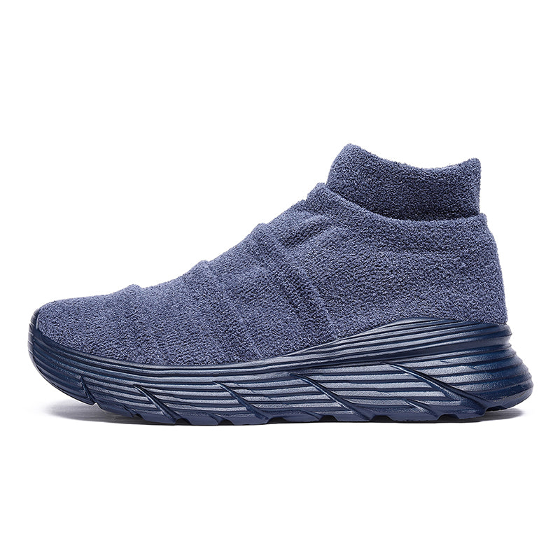 Men’s Thermal-Lined Slip-On Winter Sneakers – Cushioned, Anti-Slip