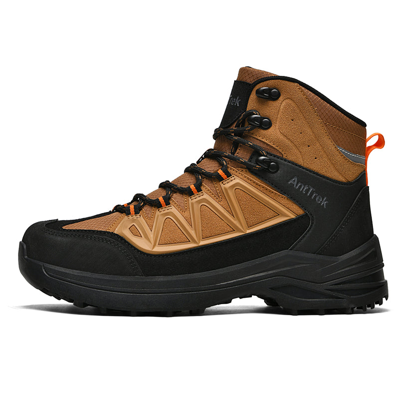 Men's Hiking Boots - Breathable Quick-Dry Upper,Mountain Trekking & Outdoor Adventures | All-Terrain Grip & Abrasion-Proof