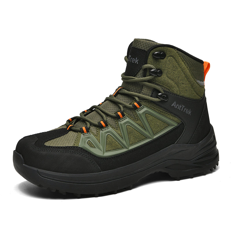 Men's Hiking Boots - Breathable Quick-Dry Upper,Mountain Trekking & Outdoor Adventures | All-Terrain Grip & Abrasion-Proof