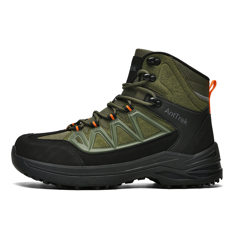 Men's Hiking Boots - Breathable Quick-Dry Upper,Mountain Trekking & Outdoor Adventures | All-Terrain Grip & Abrasion-Proof