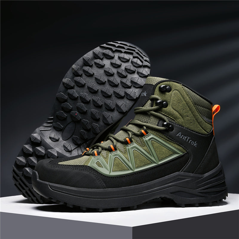 Men's Hiking Boots - Breathable Quick-Dry Upper,Mountain Trekking & Outdoor Adventures | All-Terrain Grip & Abrasion-Proof