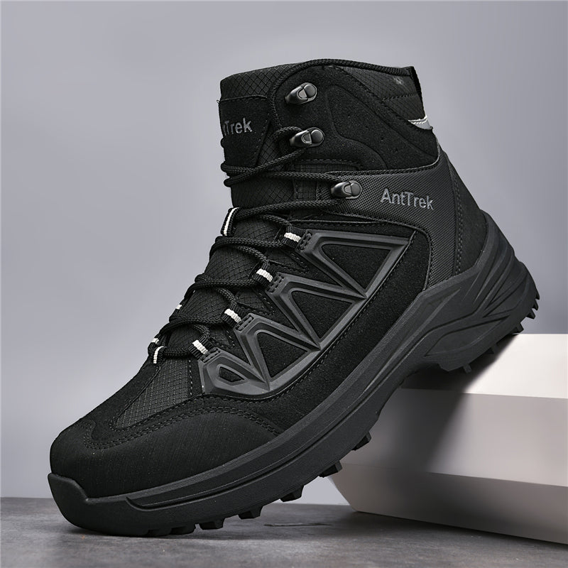 Men's Hiking Boots - Breathable Quick-Dry Upper,Mountain Trekking & Outdoor Adventures | All-Terrain Grip & Abrasion-Proof