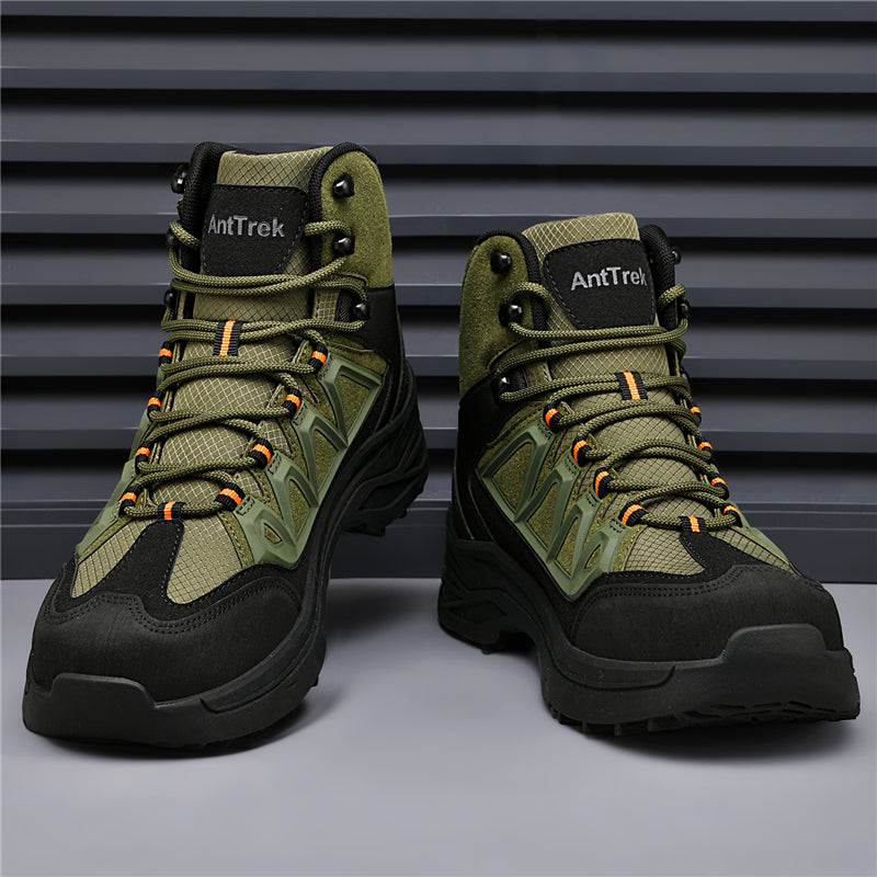 Men's Hiking Boots - Breathable Quick-Dry Upper,Mountain Trekking & Outdoor Adventures | All-Terrain Grip & Abrasion-Proof