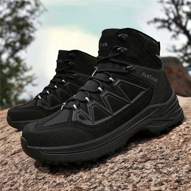 Men's Hiking Boots - Breathable Quick-Dry Upper,Mountain Trekking & Outdoor Adventures | All-Terrain Grip & Abrasion-Proof