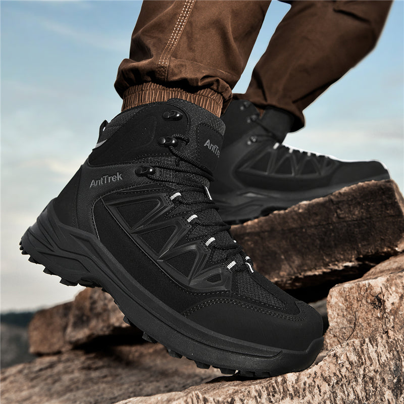 Men's Hiking Boots - Breathable Quick-Dry Upper,Mountain Trekking & Outdoor Adventures | All-Terrain Grip & Abrasion-Proof