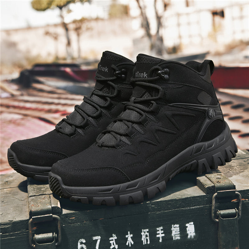 ⏰ Limited Time Sale 70% OFF | Men’s Orthopedic Hiking & Work Shoes Slip-On | Puncture-Resistant | Non-Slip | Arch Support | Waterproof | Wide Toe