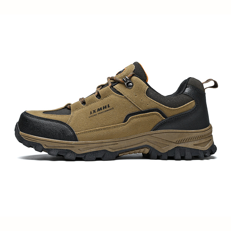 Men's Orthopedic Arch Support Wide Toe Ankle Support Hiking Shoes Waterproof Non-slip Anti-puncture Work Shoes