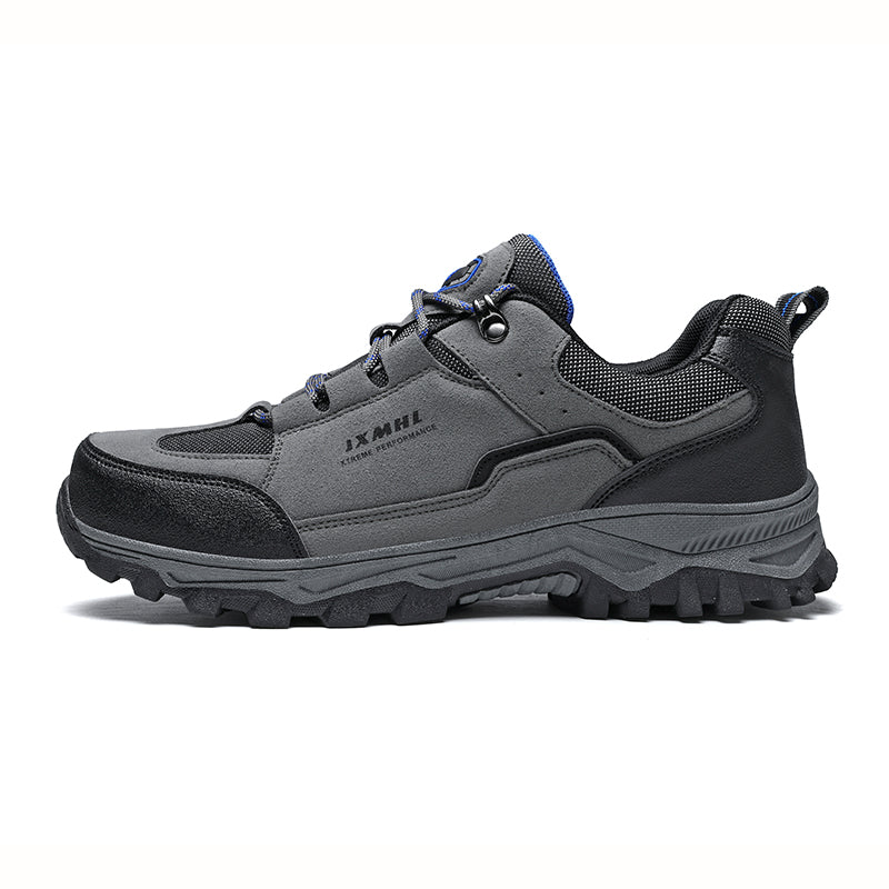 Men's Orthopedic Arch Support Wide Toe Ankle Support Hiking Shoes Waterproof Non-slip Anti-puncture Work Shoes