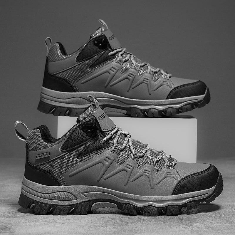 Men’s Orthopedic Winter Warm and Cozy Hiking Boots - Casual Boots - Slip-on - Non-slip - Arch Support - Waterproof - Wide Toe - Ideal For Winter Outdoor Adventures