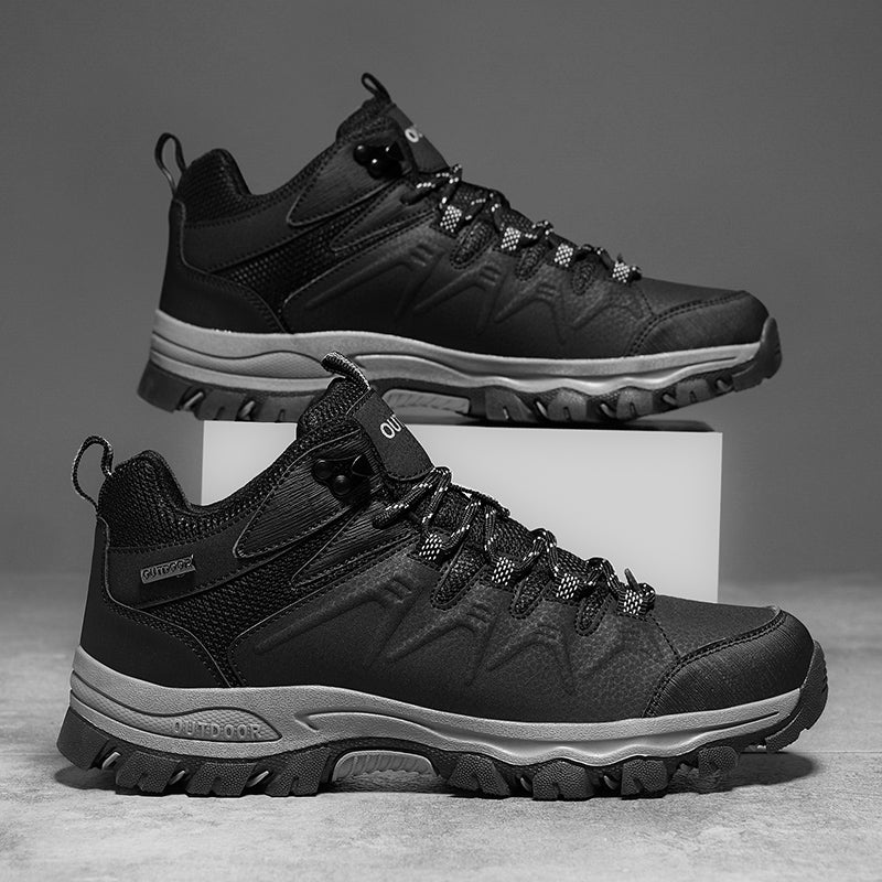 Men’s Orthopedic Winter Warm and Cozy Hiking Boots - Casual Boots - Slip-on - Non-slip - Arch Support - Waterproof - Wide Toe - Ideal For Winter Outdoor Adventures