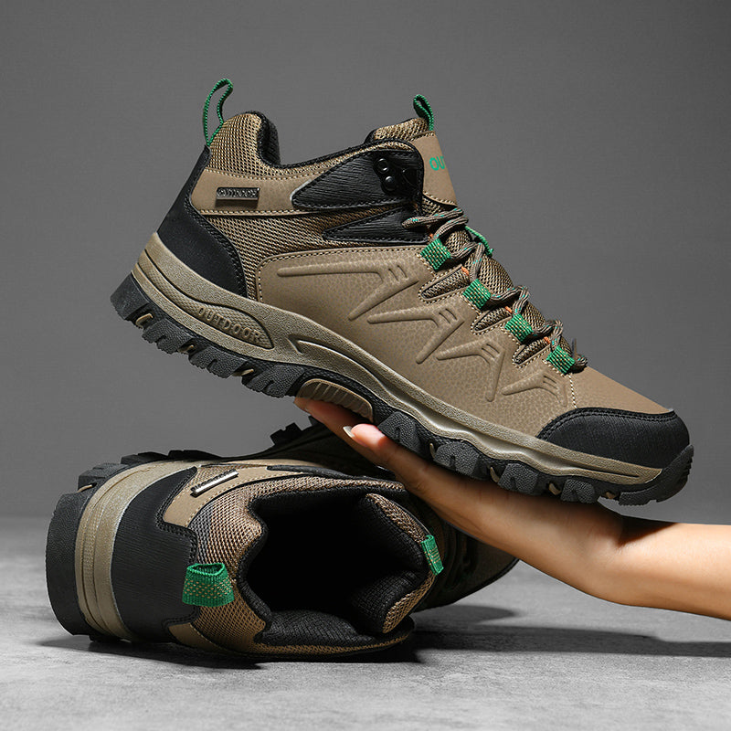 Men’s Orthopedic Winter Warm and Cozy Hiking Boots - Casual Boots - Slip-on - Non-slip - Arch Support - Waterproof - Wide Toe - Ideal For Winter Outdoor Adventures