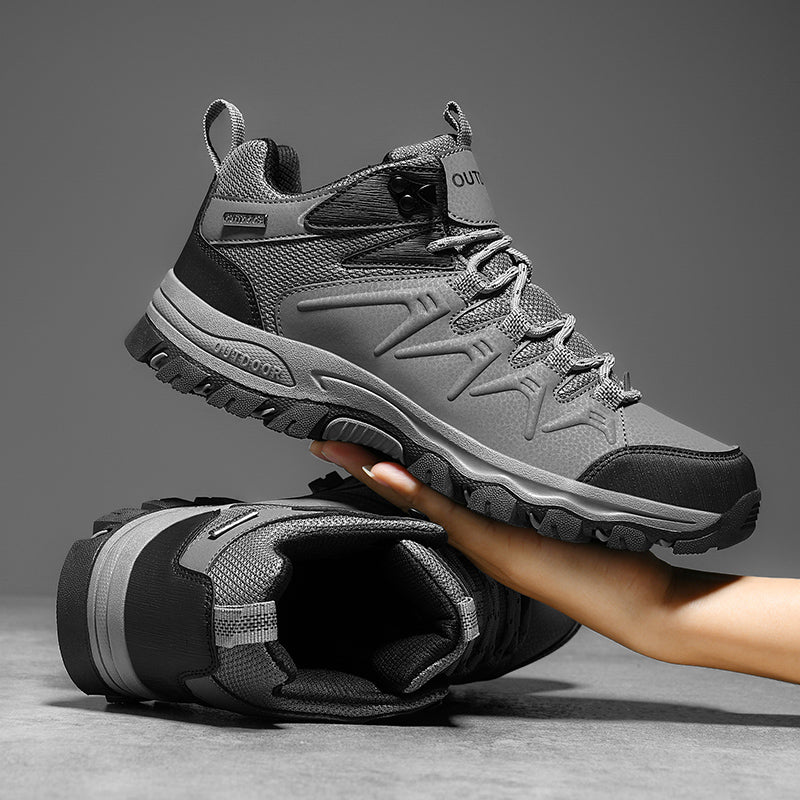 Men’s Orthopedic Winter Warm and Cozy Hiking Boots - Casual Boots - Slip-on - Non-slip - Arch Support - Waterproof - Wide Toe - Ideal For Winter Outdoor Adventures