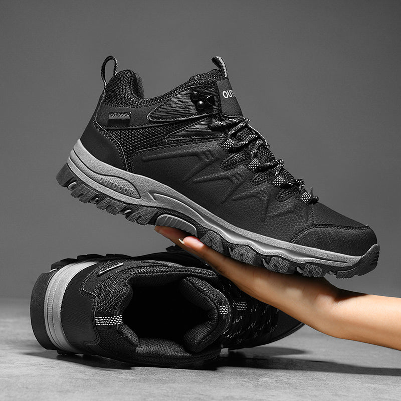 Men’s Orthopedic Winter Warm and Cozy Hiking Boots - Casual Boots - Slip-on - Non-slip - Arch Support - Waterproof - Wide Toe - Ideal For Winter Outdoor Adventures