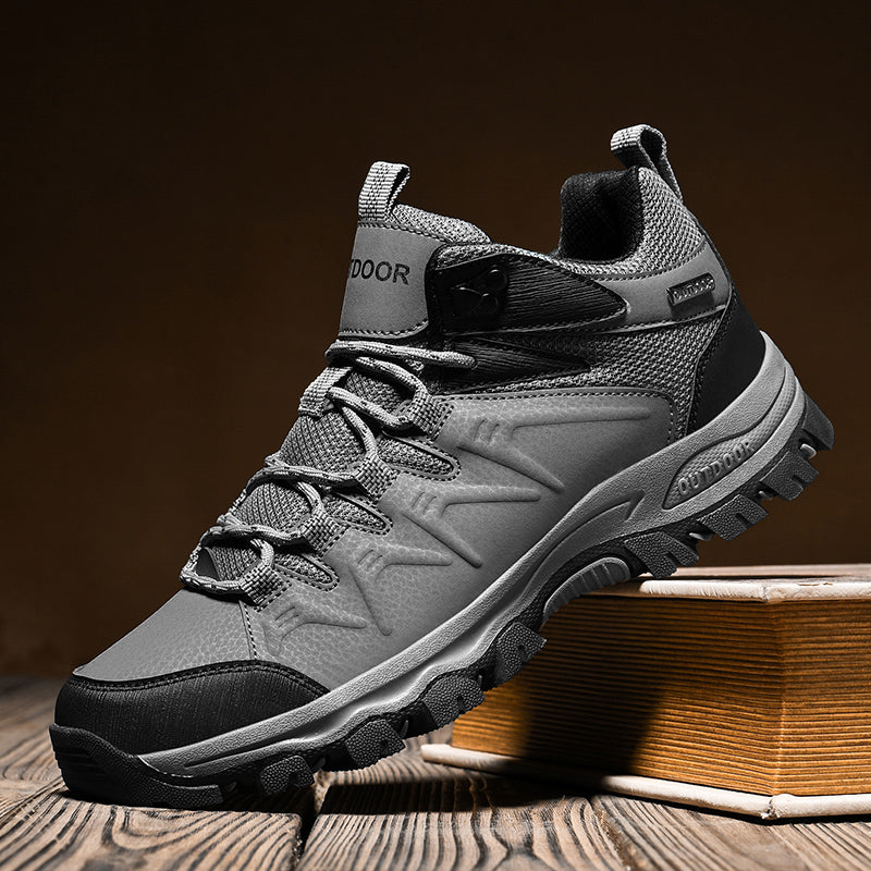 Men’s Orthopedic Winter Warm and Cozy Hiking Boots - Casual Boots - Slip-on - Non-slip - Arch Support - Waterproof - Wide Toe - Ideal For Winter Outdoor Adventures