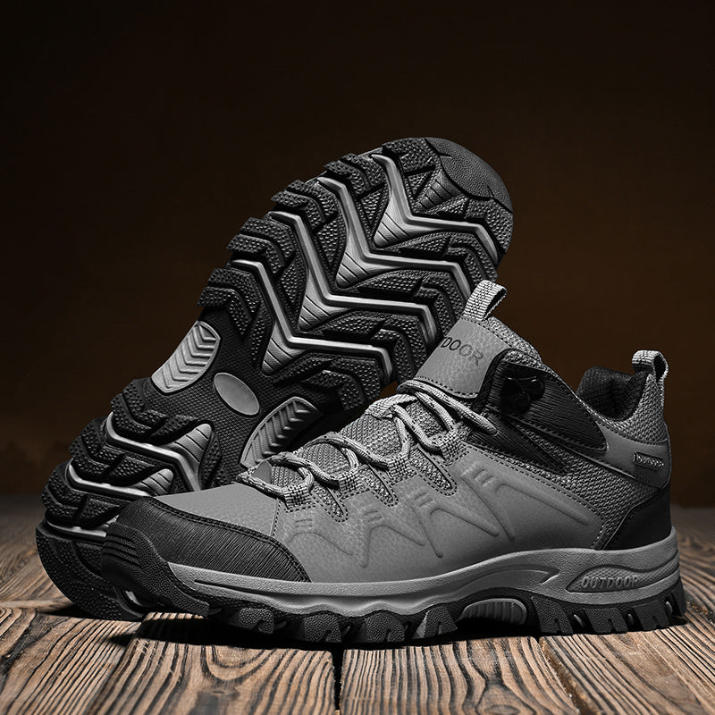 Men’s Orthopedic Winter Warm and Cozy Hiking Boots - Casual Boots - Slip-on - Non-slip - Arch Support - Waterproof - Wide Toe - Ideal For Winter Outdoor Adventures