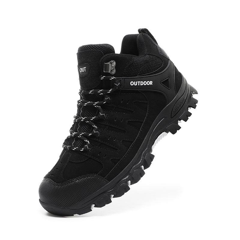Men's Outdoor Hiking Work Boots - Slip-Resistant & Abrasion-Proof for Mountain/Construction