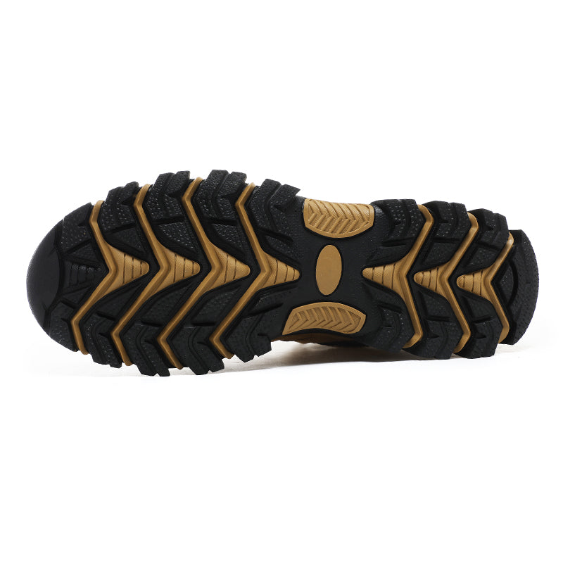 Men's Outdoor Hiking Work Boots - Slip-Resistant & Abrasion-Proof for Mountain/Construction