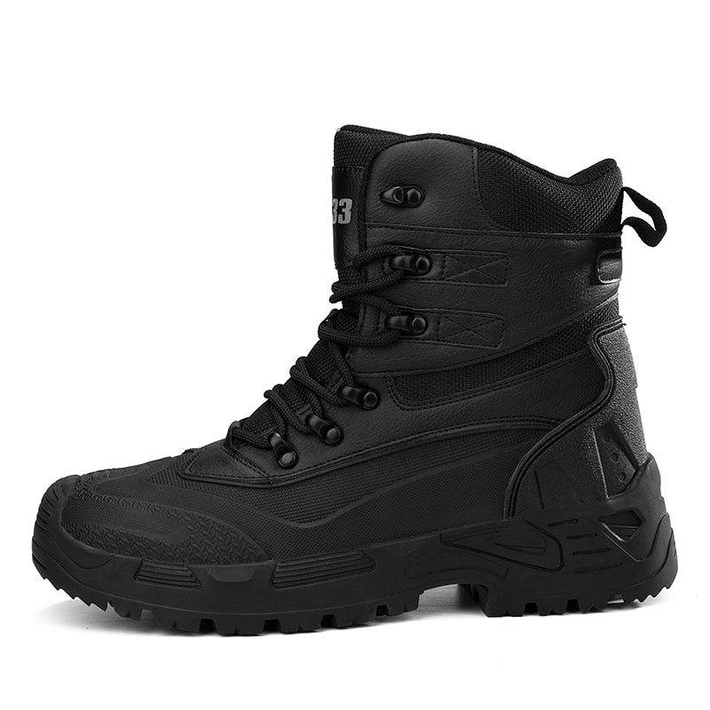 Men’s Durable Orthopedic Work & Hiking Boots, Waterproof, Slip-Resistant, Impact & Puncture Resistant, Wide Toe, Arch & Ankle Support, All-Day Comfort