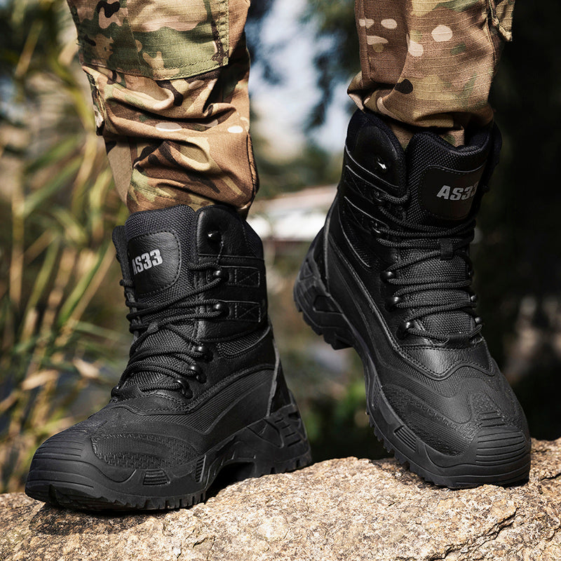 Men’s Durable Orthopedic Work & Hiking Boots, Waterproof, Slip-Resistant, Impact & Puncture Resistant, Wide Toe, Arch & Ankle Support, All-Day Comfort