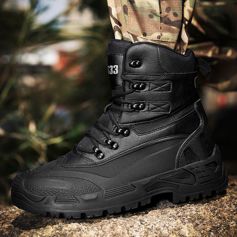 Men’s Durable Orthopedic Work & Hiking Boots, Waterproof, Slip-Resistant, Impact & Puncture Resistant, Wide Toe, Arch & Ankle Support, All-Day Comfort