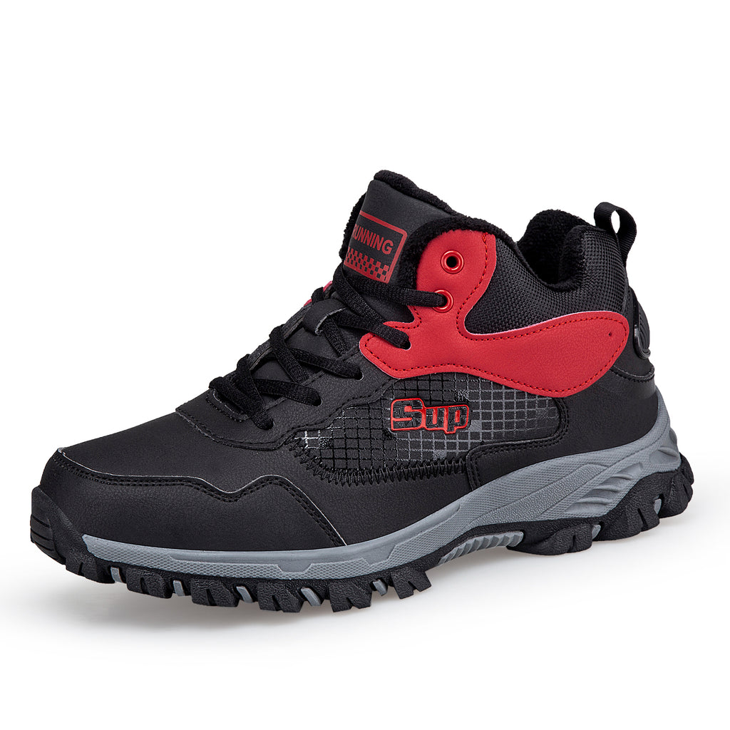 Men's Orthopedic Hiking Boots - Safe and Comfortable Work Boots - Waterproof, Slip-resistant, Impact-resistant, and Puncture-resistant - Wide Toe, Arch Support, and Ankle Support - Money-back Guarantee if ineffective.
