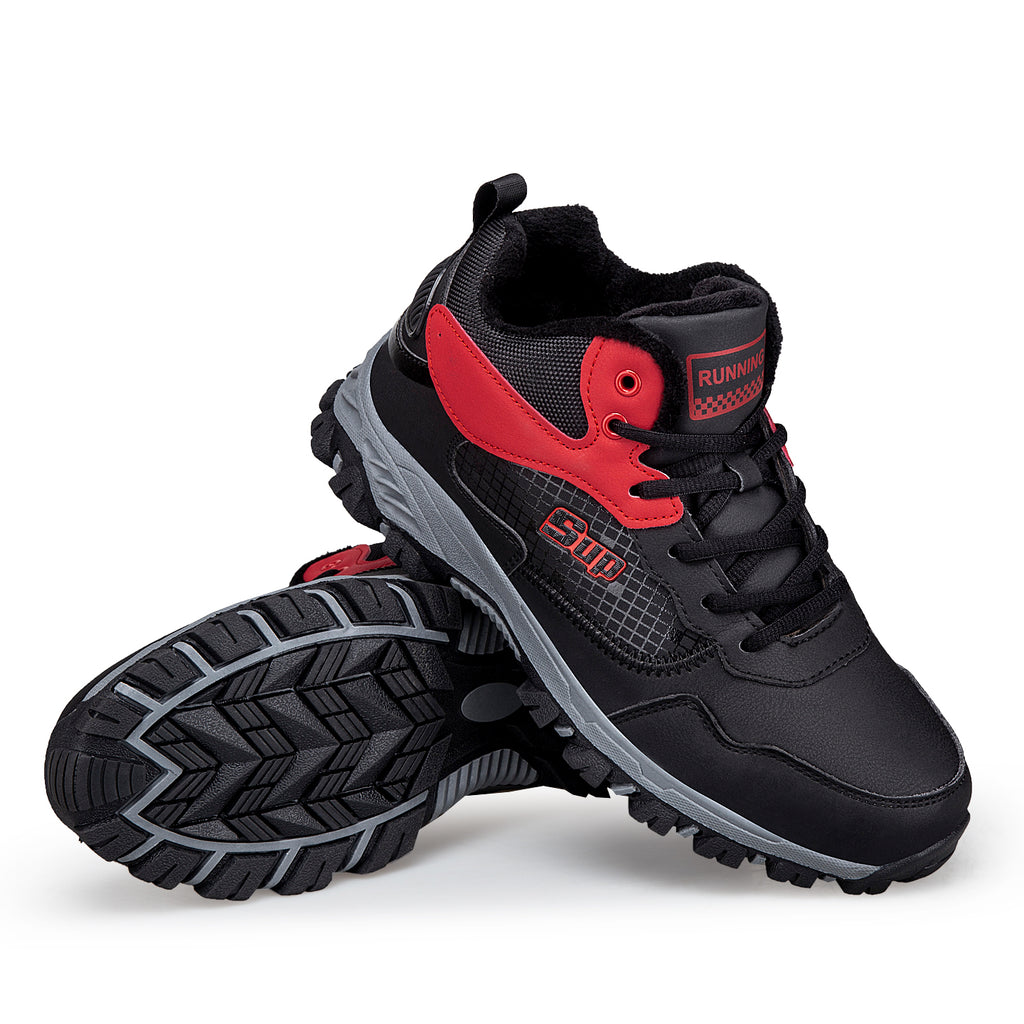 Men's Orthopedic Hiking Boots - Safe and Comfortable Work Boots - Waterproof, Slip-resistant, Impact-resistant, and Puncture-resistant - Wide Toe, Arch Support, and Ankle Support - Money-back Guarantee if ineffective.