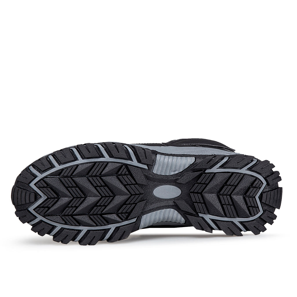 Men's Orthopedic Hiking Boots - Safe and Comfortable Work Boots - Waterproof, Slip-resistant, Impact-resistant, and Puncture-resistant - Wide Toe, Arch Support, and Ankle Support - Money-back Guarantee if ineffective.