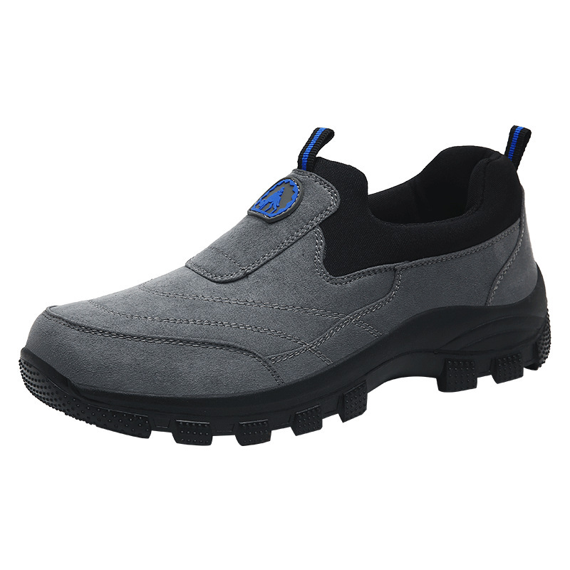 2026 Upgrade Men's Comfortable Non-Slip Pigskin Slip-On Casual Walking Shoes Outdoor Sports Shoes