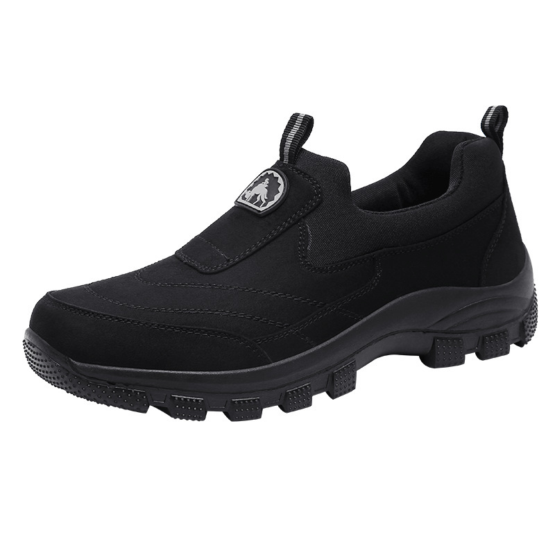 2026 Upgrade Men's Comfortable Non-Slip Pigskin Slip-On Casual Walking Shoes Outdoor Sports Shoes